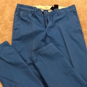 H&M slim cut blue chinos